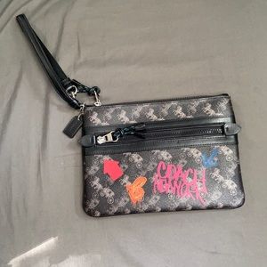 Coach New york zip wristlet